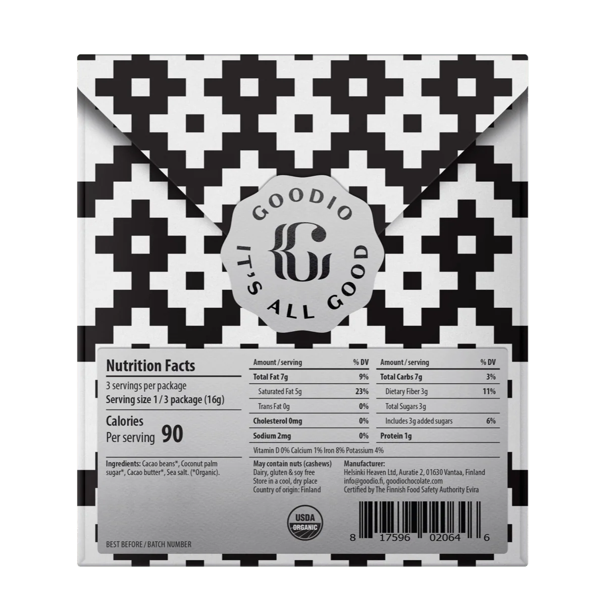 Sea Salt 77% Chocolate Bar - Image 6