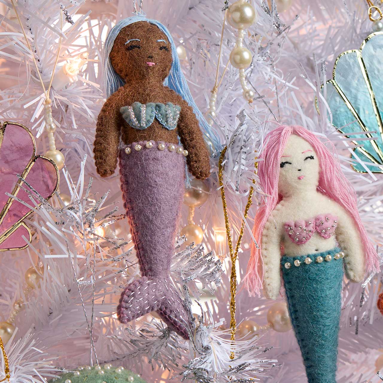 Sea Shimmer Mermaid Ornament - Image 2