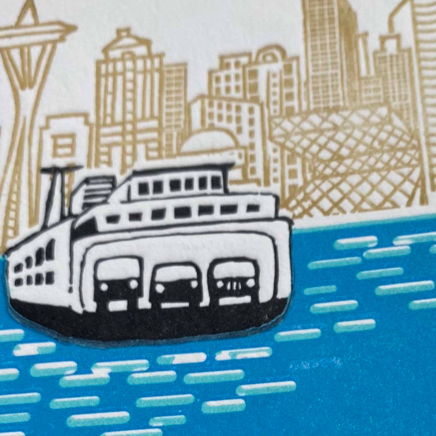 Seagulls in Seattle Card - Image 3