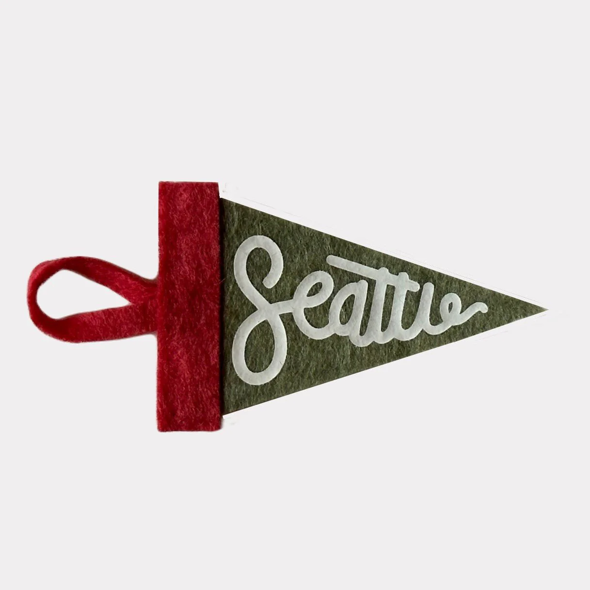'Seattle' Mini Pennant Ornament - Image 4