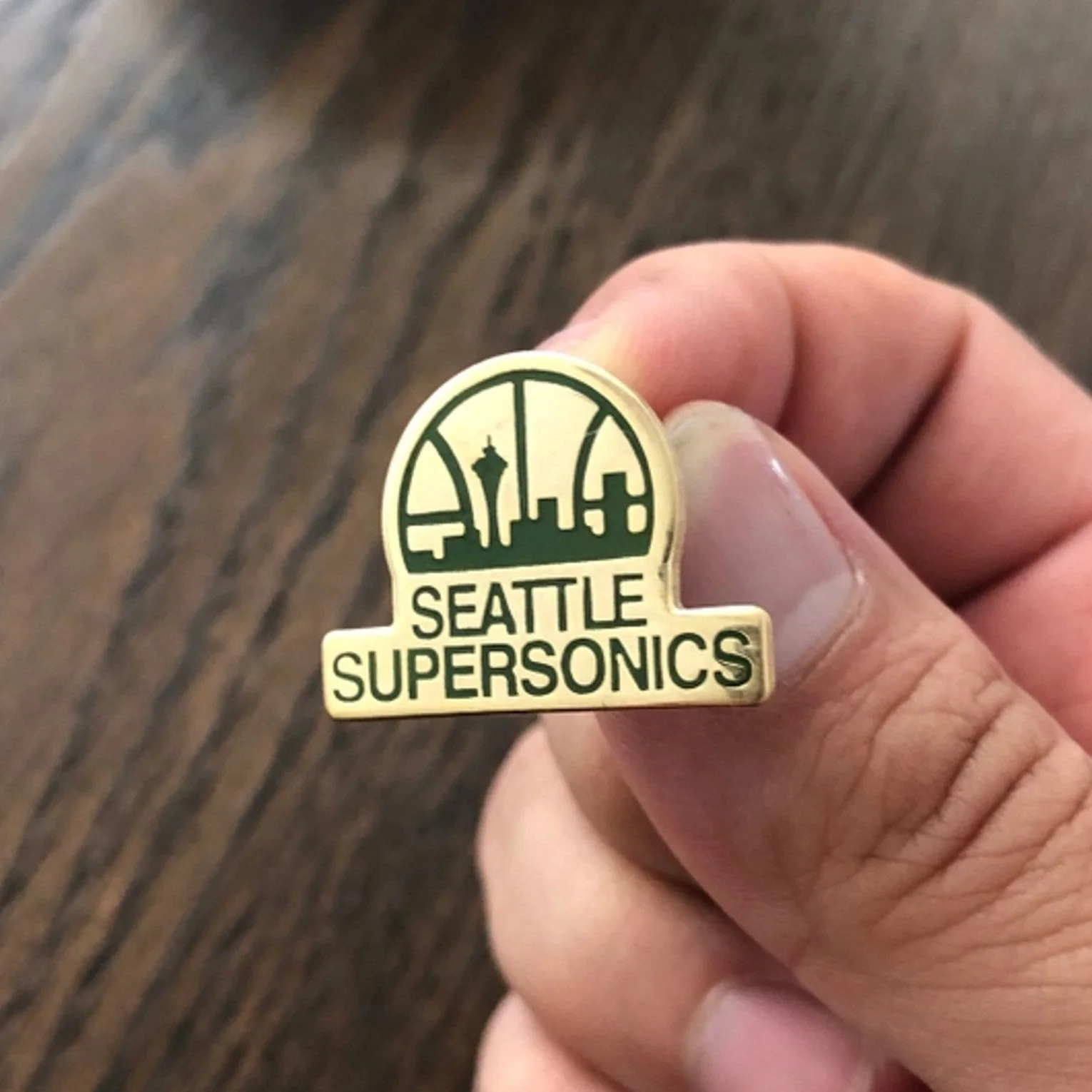 Seattle Supersonics Enamel Pin - Image 3
