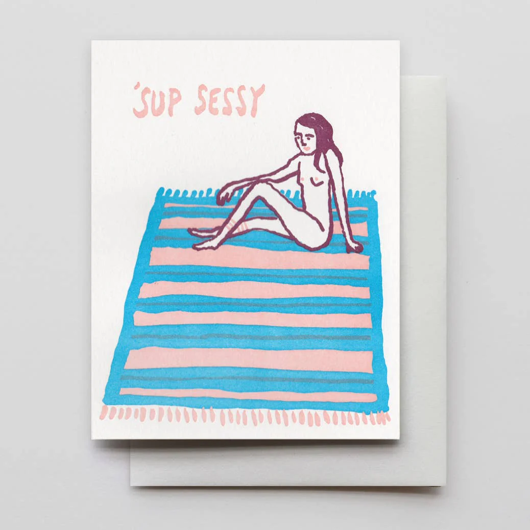 Sessy Lady Love Card