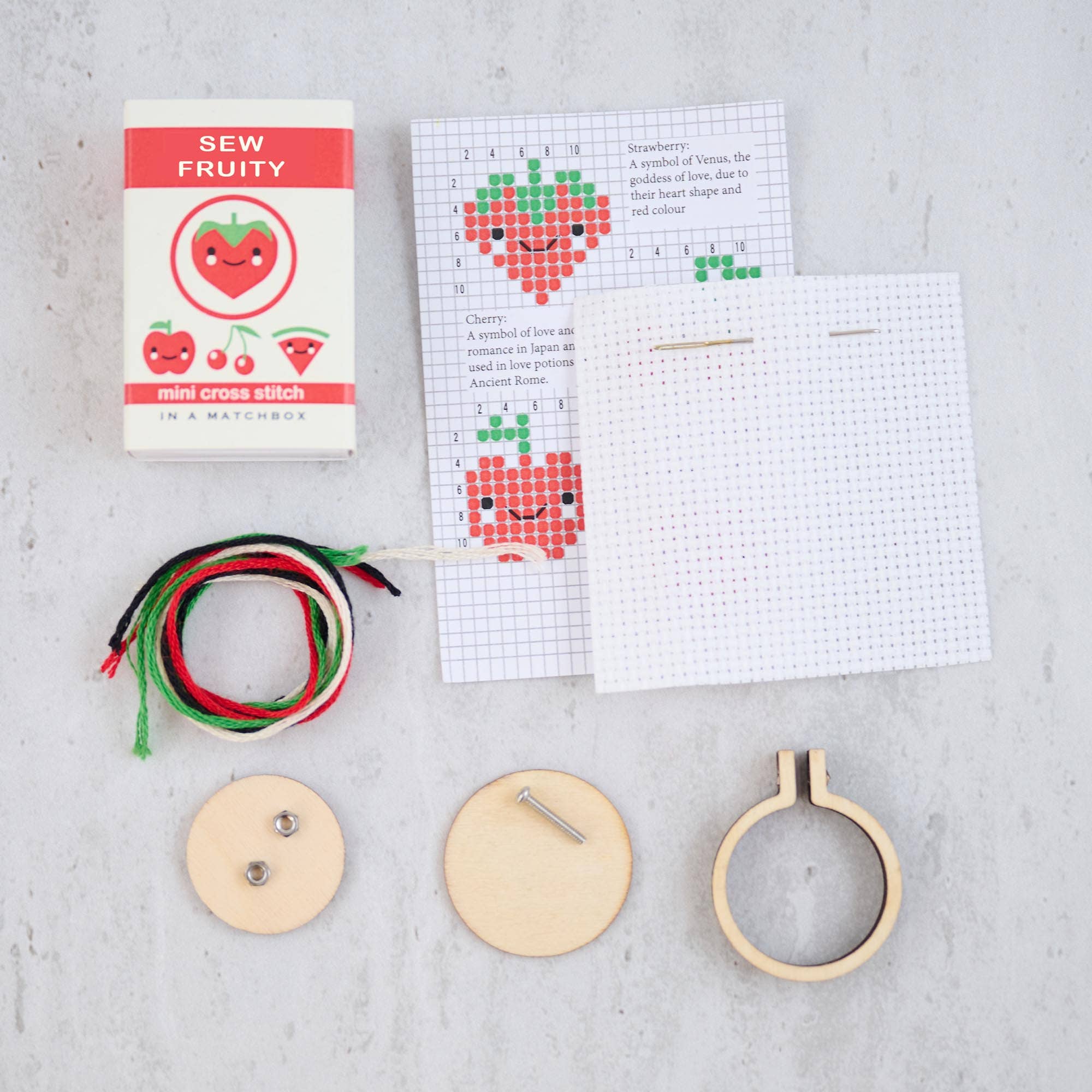 Sew Fruity Mini Cross Stitch Kit - Image 2