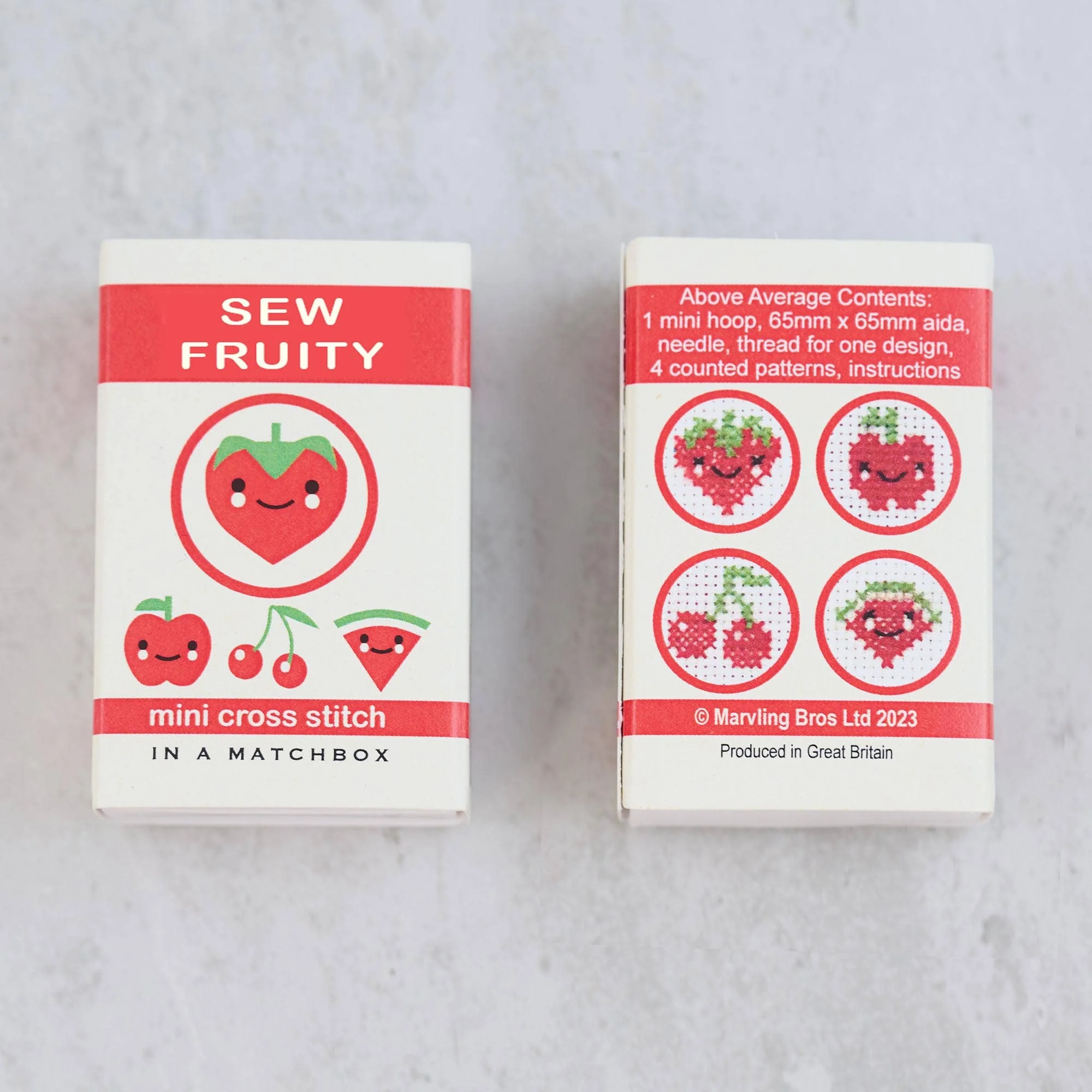 Sew Fruity Mini Cross Stitch Kit - Image 6