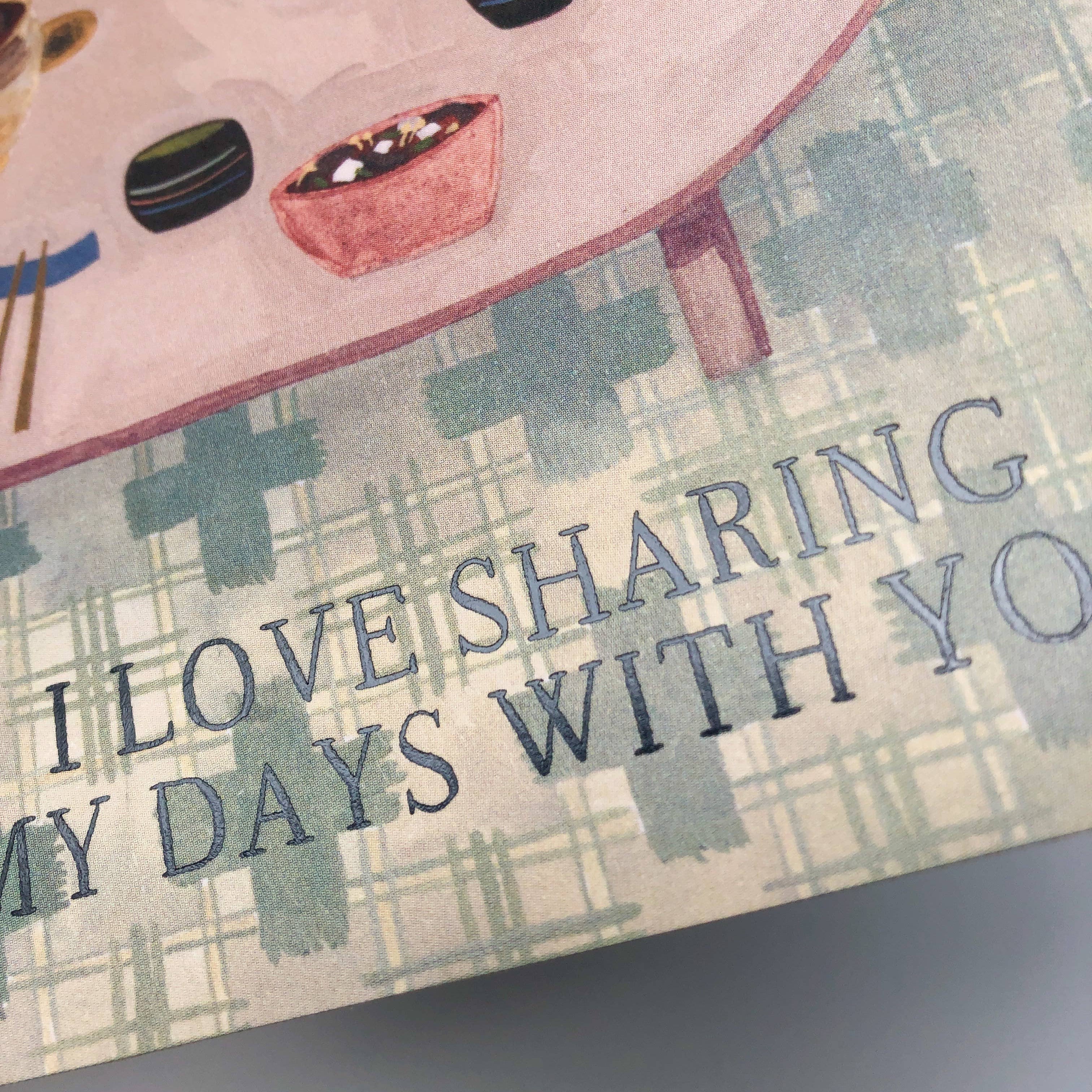 Sharing My Days Love Card - Image 4