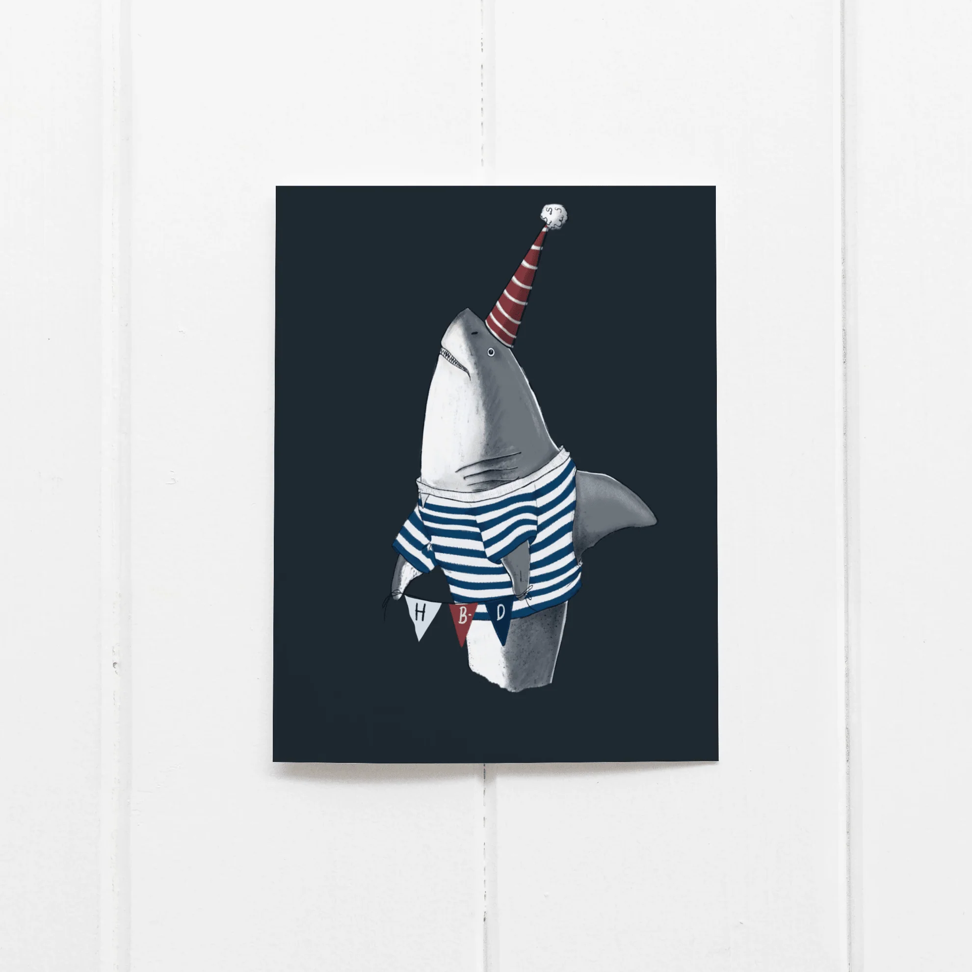 Shark Birthday Card - Image 2