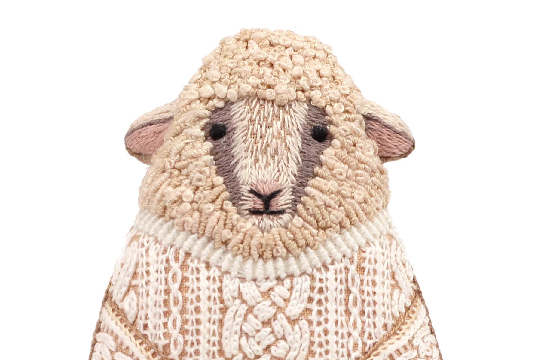 Stuffed Sheep Embroidery Kit - Image 2