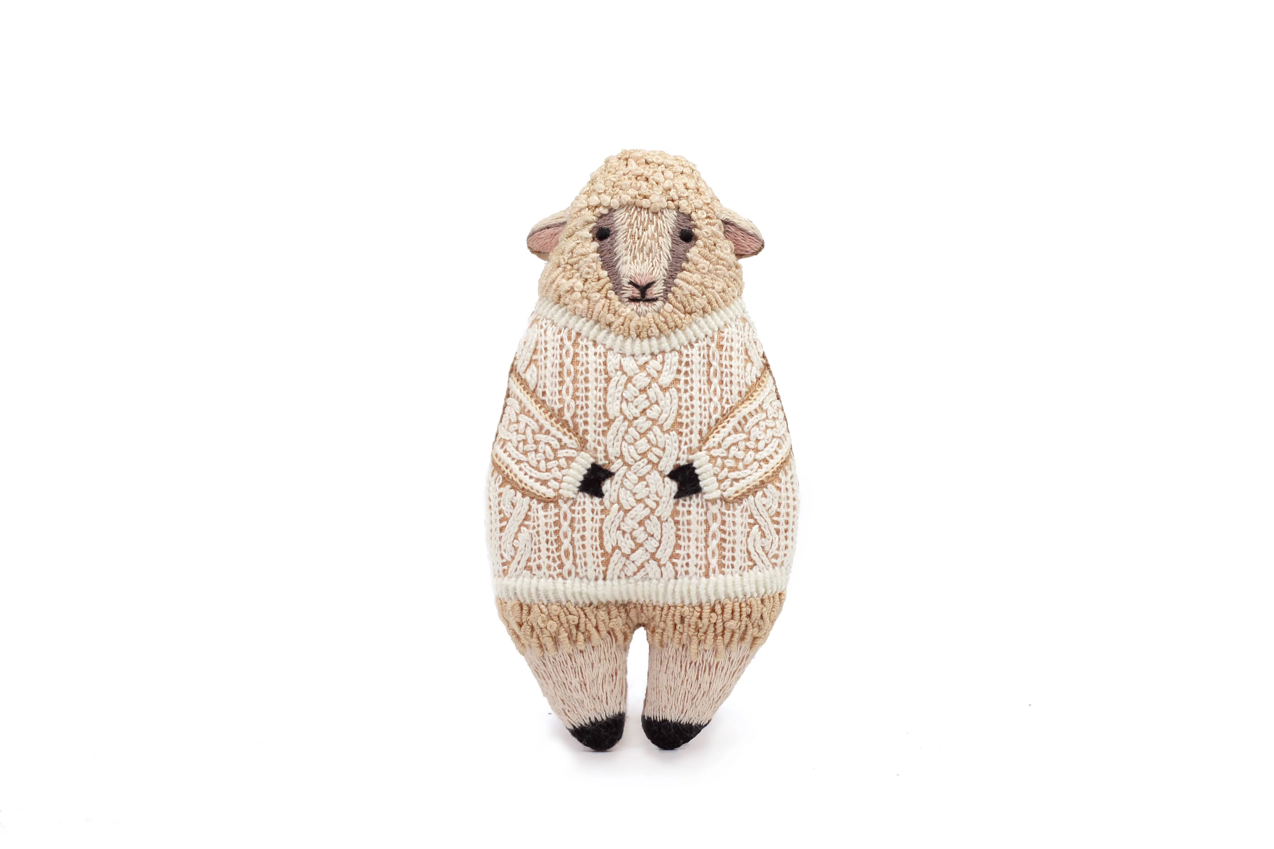 Stuffed Sheep Embroidery Kit - Image 3