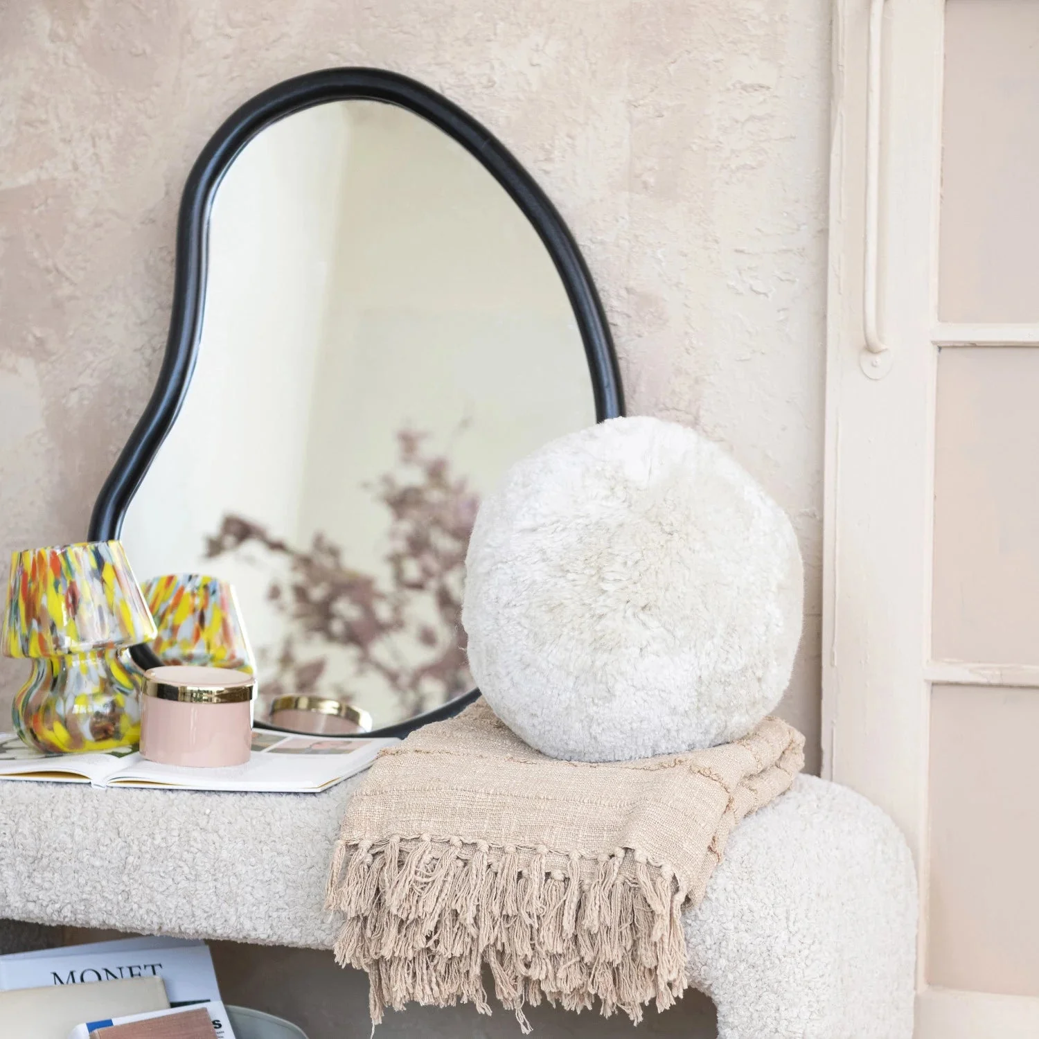 Sheepskin Orb Pillow - Image 5