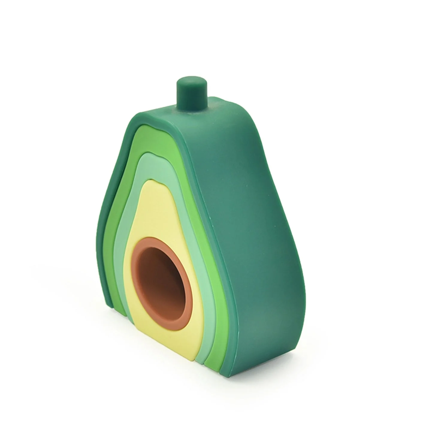 Avocado Silicone Baby Stacking Toy - Image 2