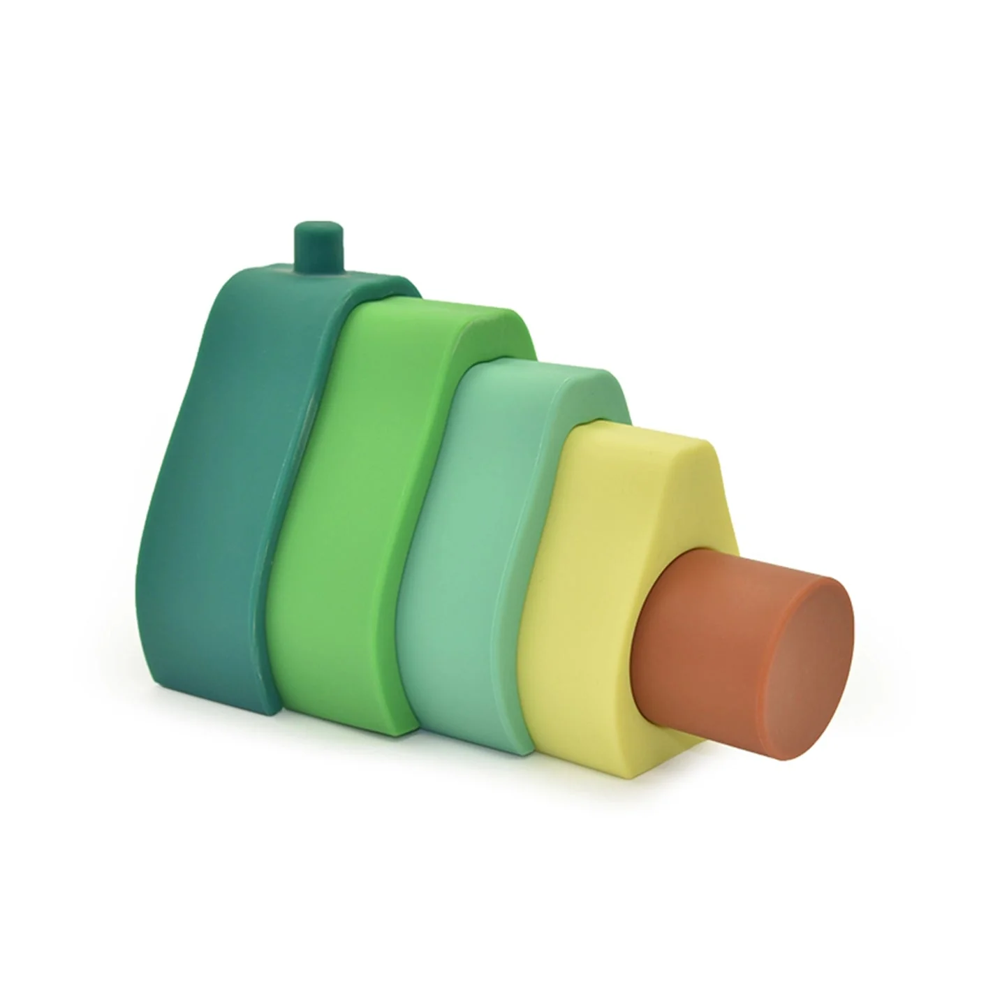 Avocado Silicone Baby Stacking Toy - Image 4