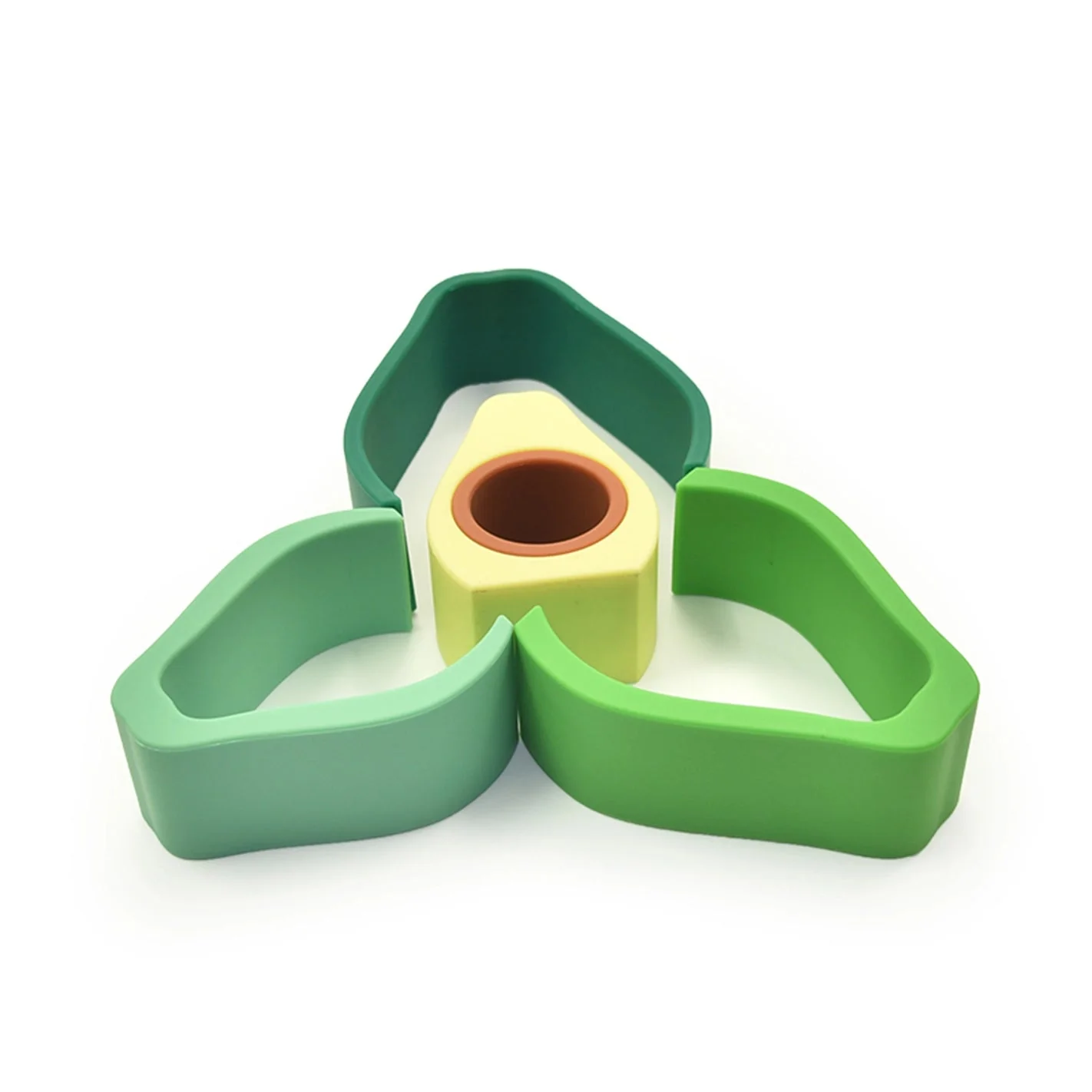 Avocado Silicone Baby Stacking Toy - Image 6