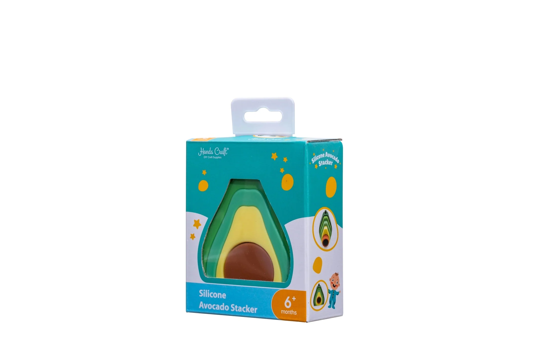 Avocado Silicone Baby Stacking Toy - Image 7