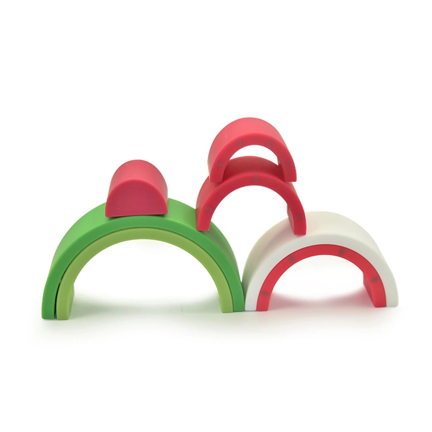 Watermelon Silicone Baby Stacking Toy - Image 4