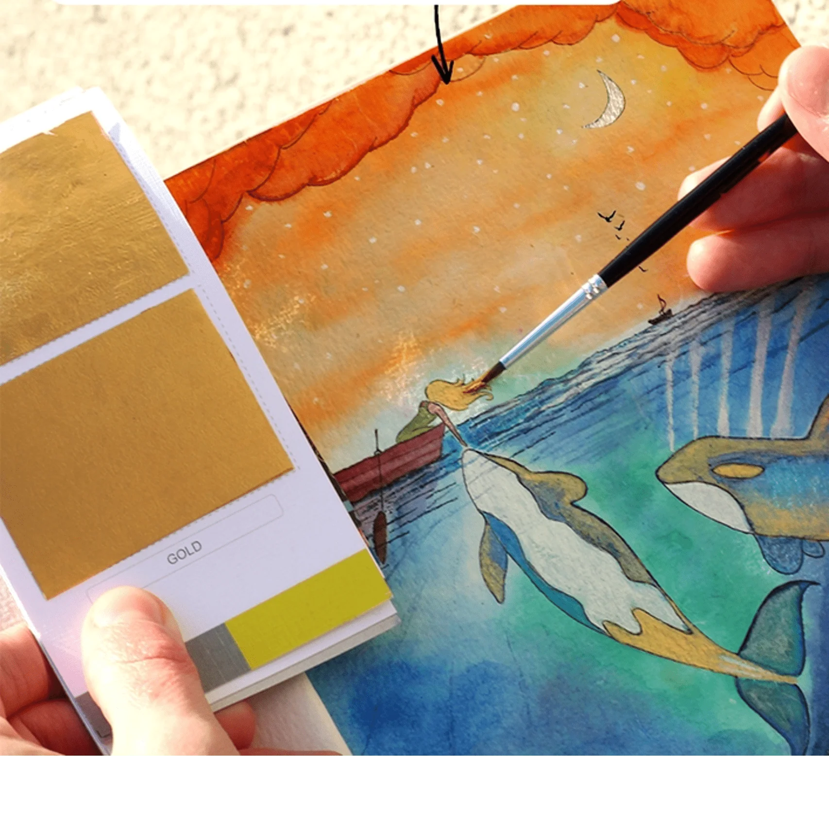 Viviva Watercolor Sketchbook: A6 Cotton - Image 3