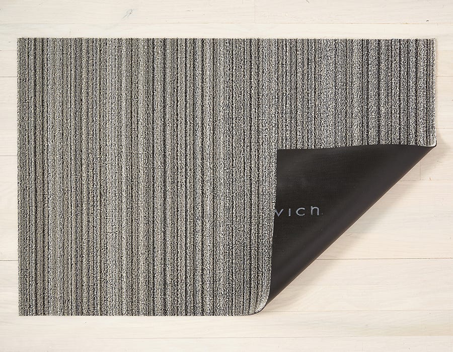Skinny Stripe Shag Floor Mat