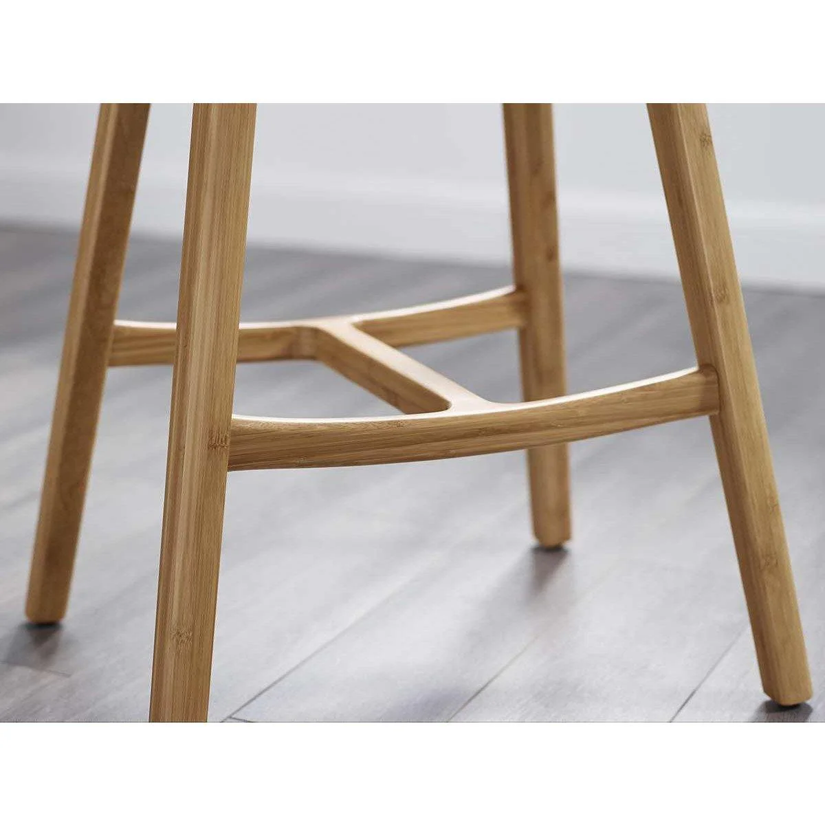 Skol 26" Counter Stool, Leather Seat - Boxed set of 2 - Image 4