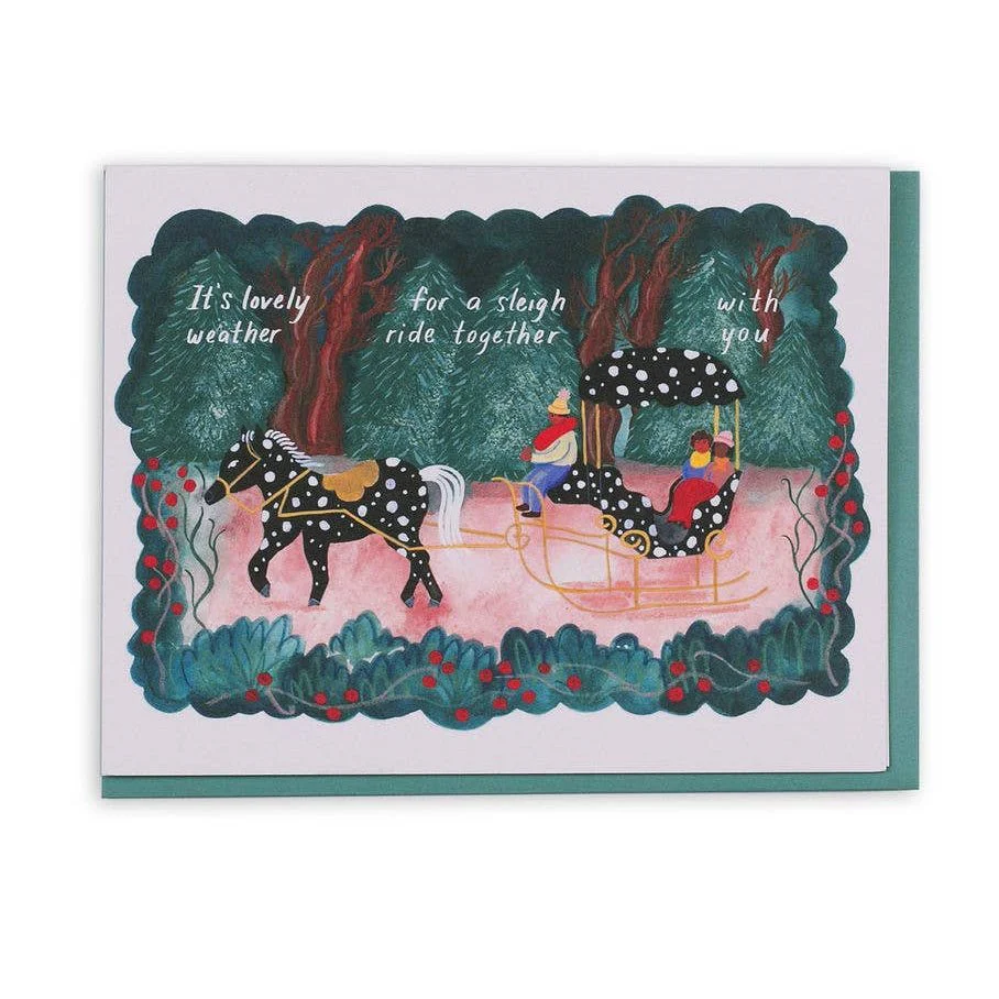 Sleigh Ride Holiday Card - Image 2