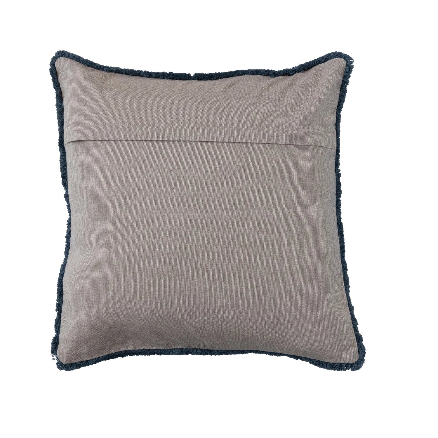 Indigo Printed Square Accent Pillow - Image 3