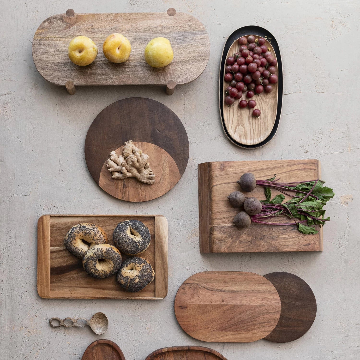 Small Oval Natural Oak Tray - Image 3