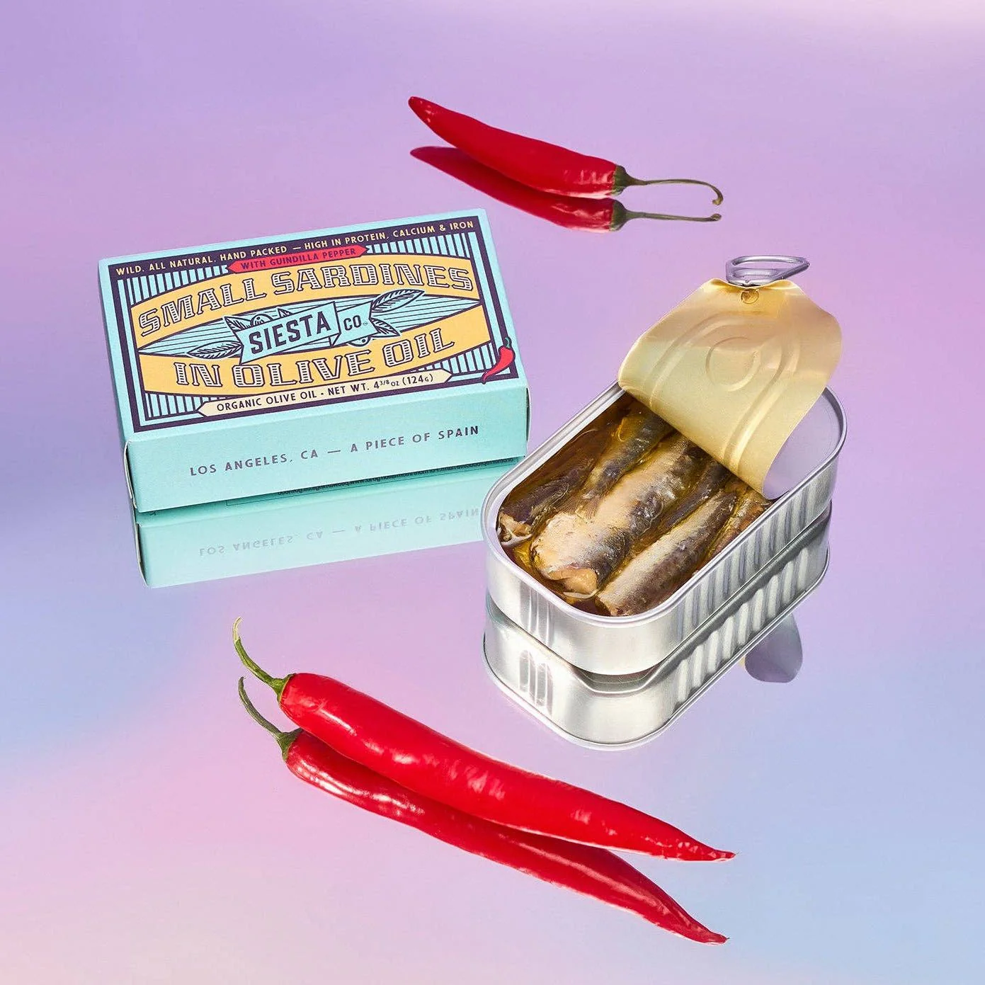 Small Sardines with Guindilla Pepper EVOO - Image 2
