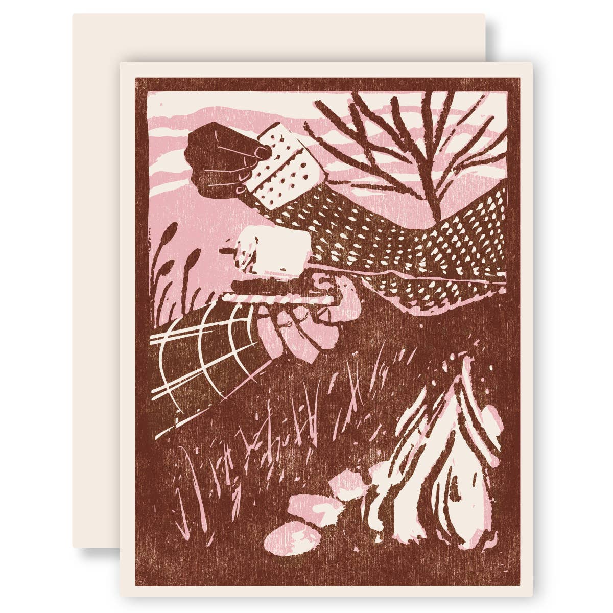 S'mores At Sunset Card
