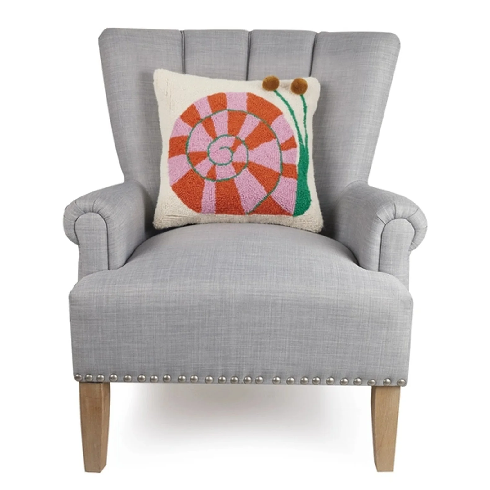 Snail's Pace w/ Pom Pom Eyes Hook Pillow - Image 2