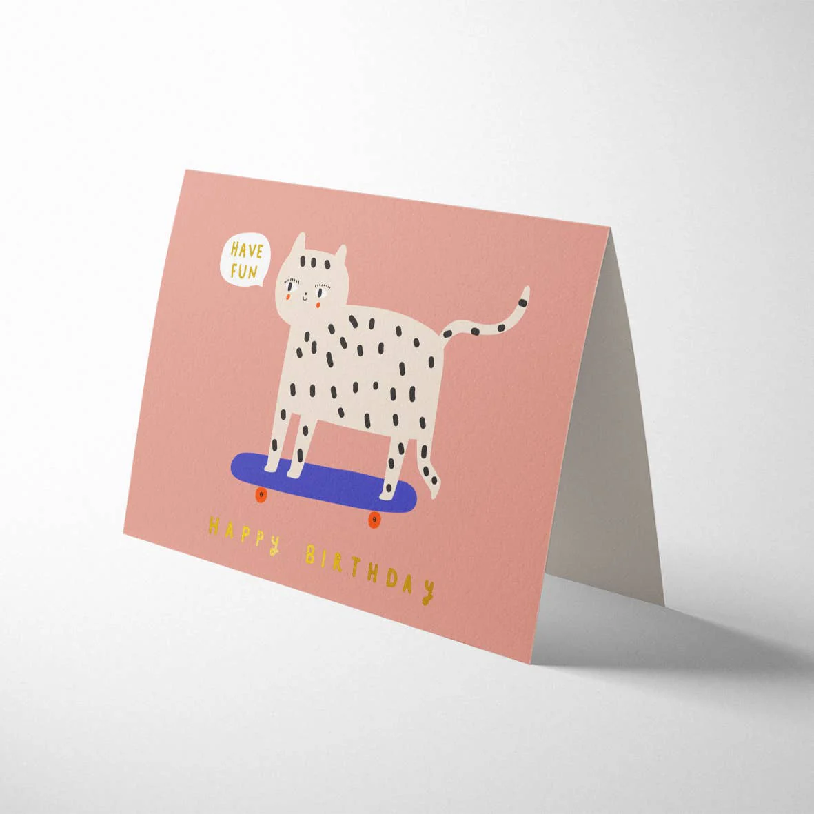 Snow Leopard Birthday Card - Image 3
