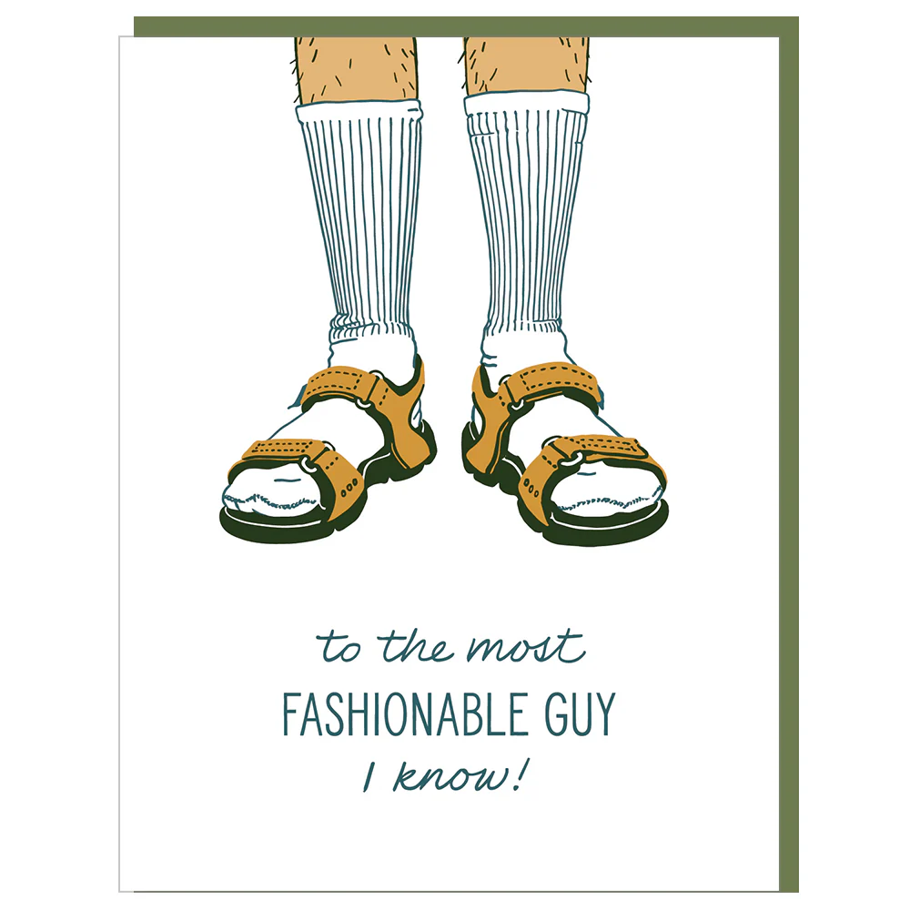 Socks & Sandals Father's Day Card - Image 2