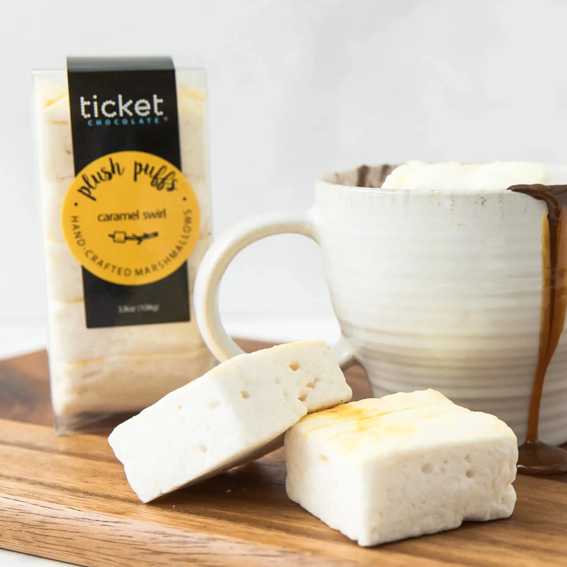 Gourmet Marshmallows: Caramel Swirl - Image 3