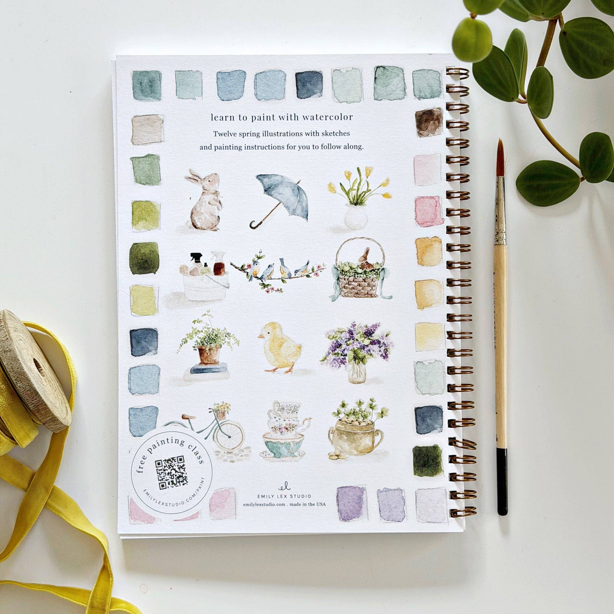 Spring Watercolor Workbook - Image 2
