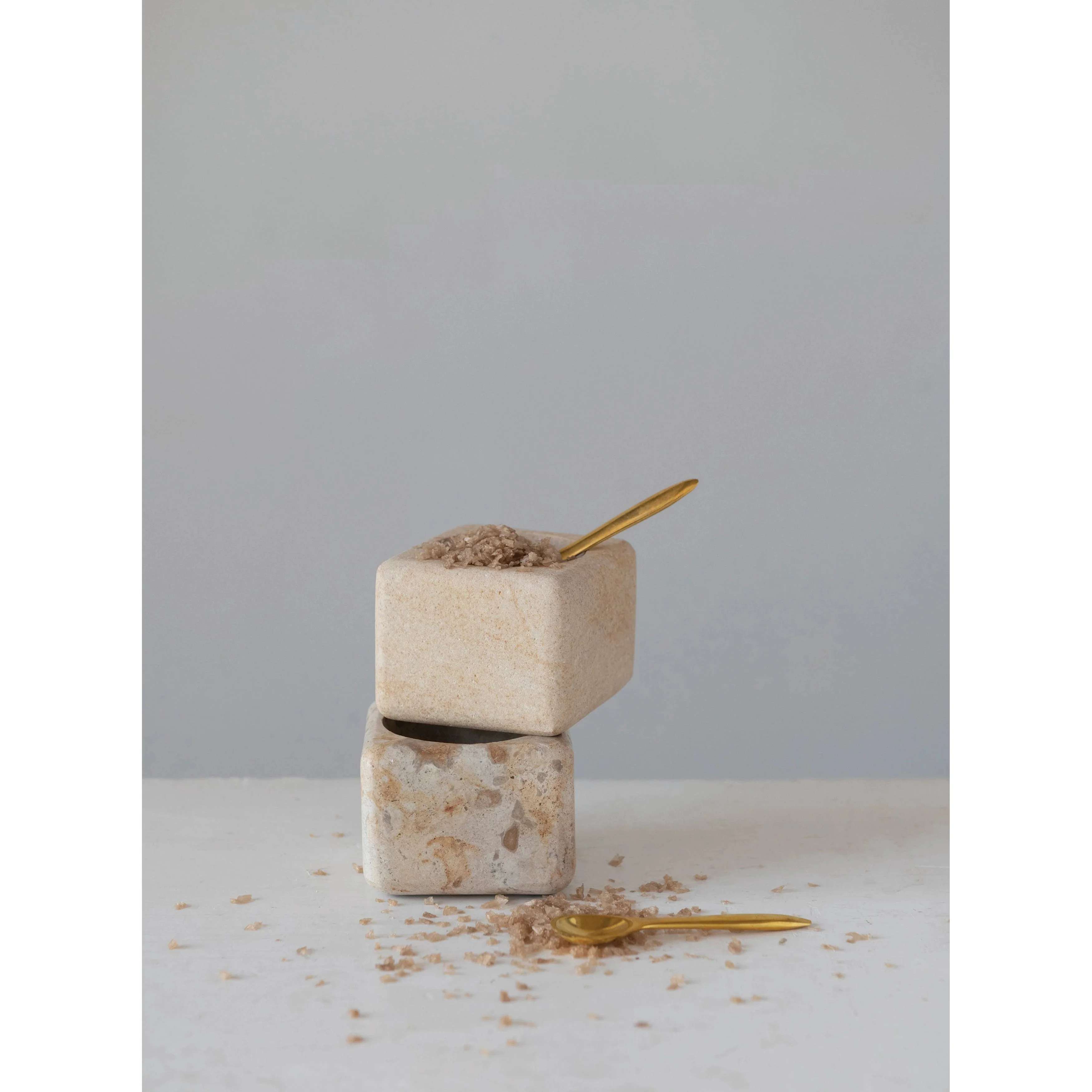 Square Bowl with Spoon - Image 2