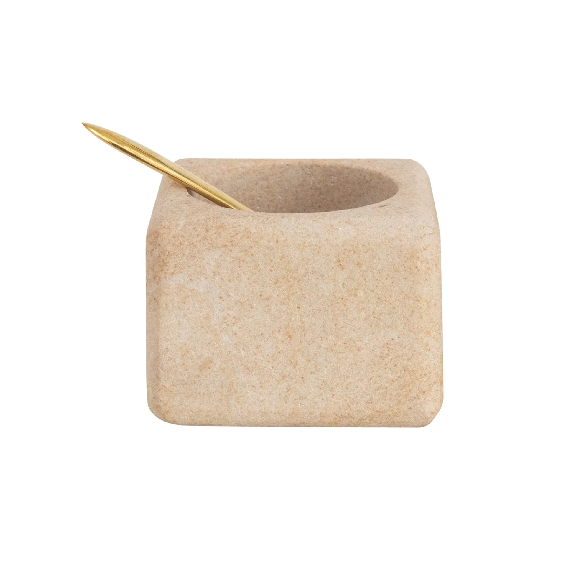 Square Bowl with Spoon - Image 4