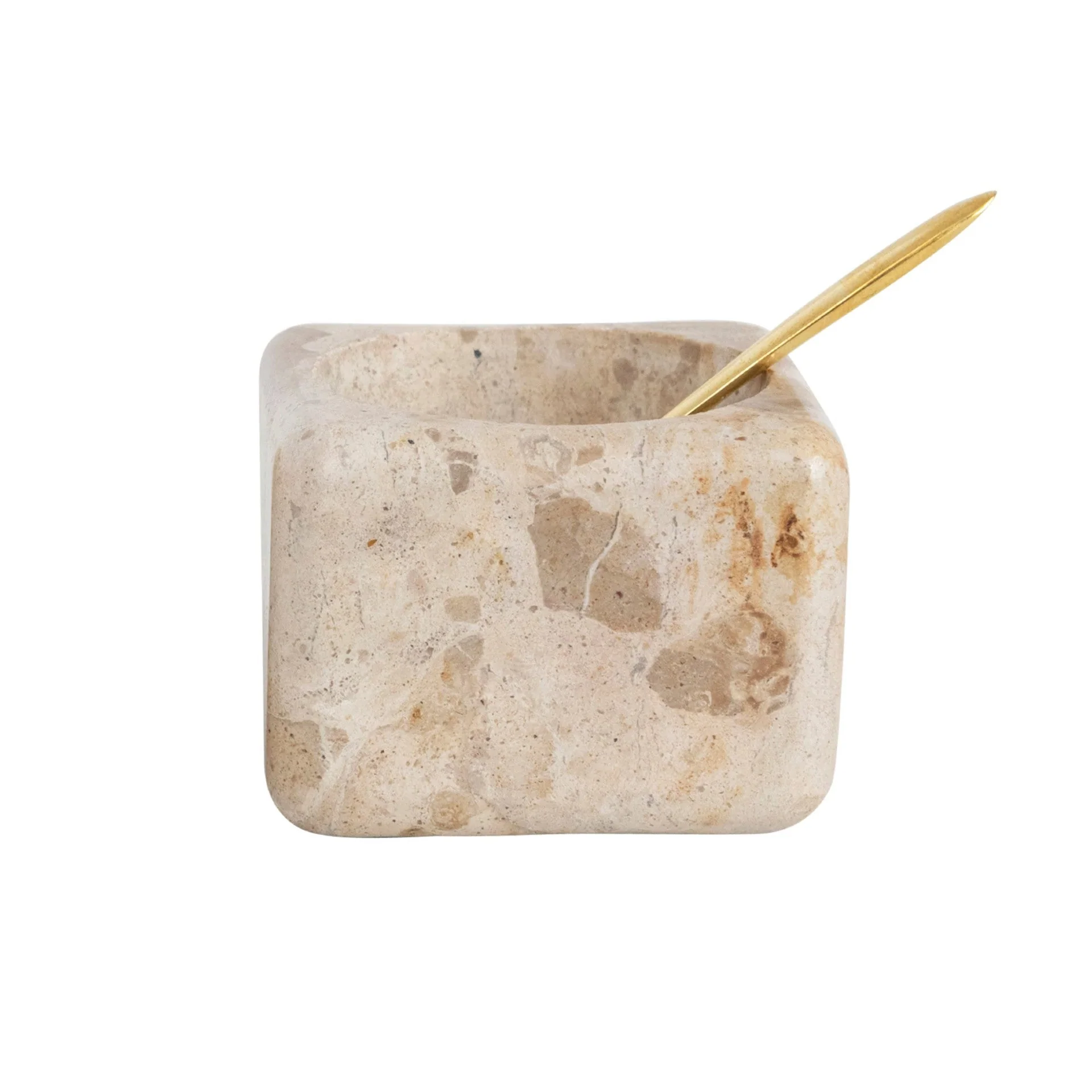 Square Bowl with Spoon - Image 5