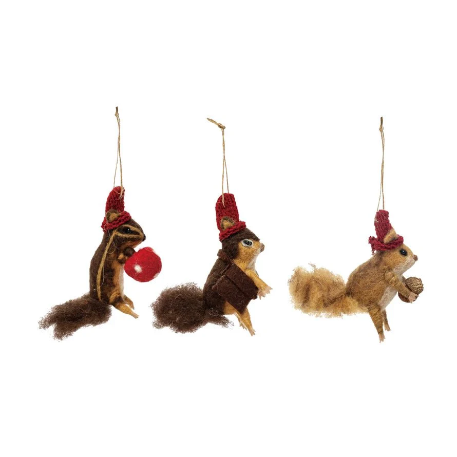 Forest Friends in Hat Ornament - Image 2