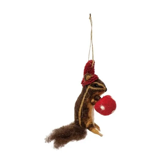 Forest Friends in Hat Ornament - Image 4