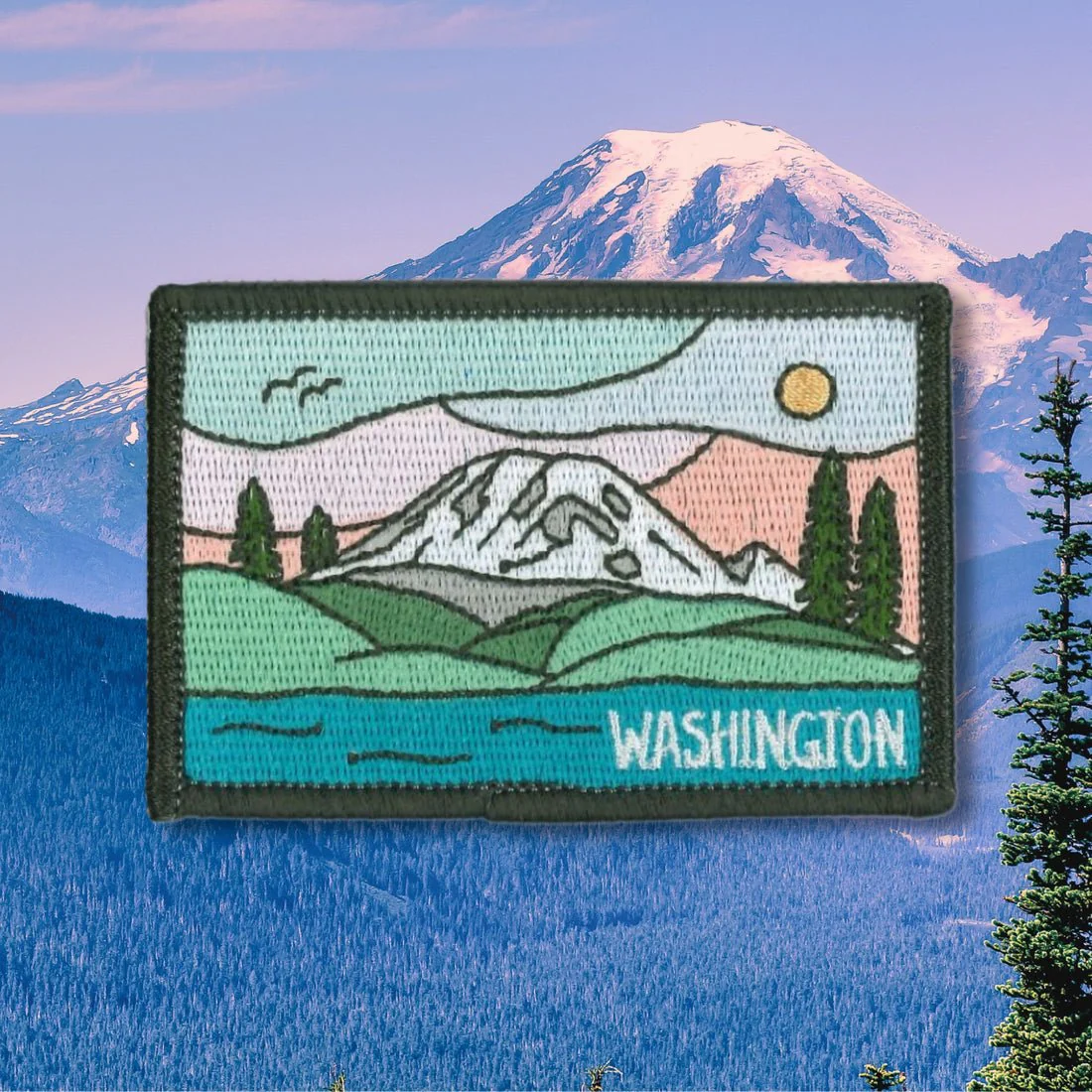 Stick-on Patch: Mt. Rainier - Image 2