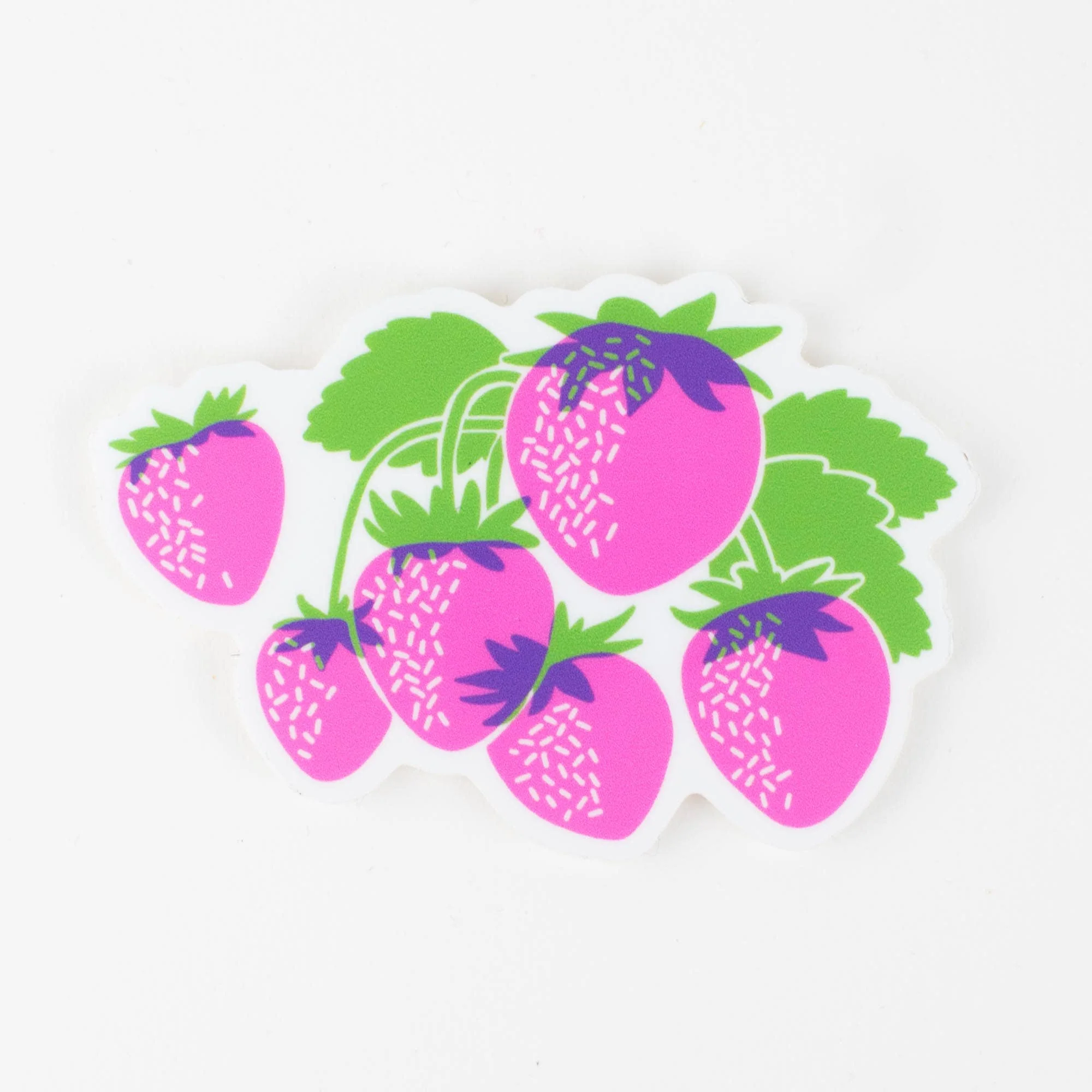 Vibrant Strawberries Sticker