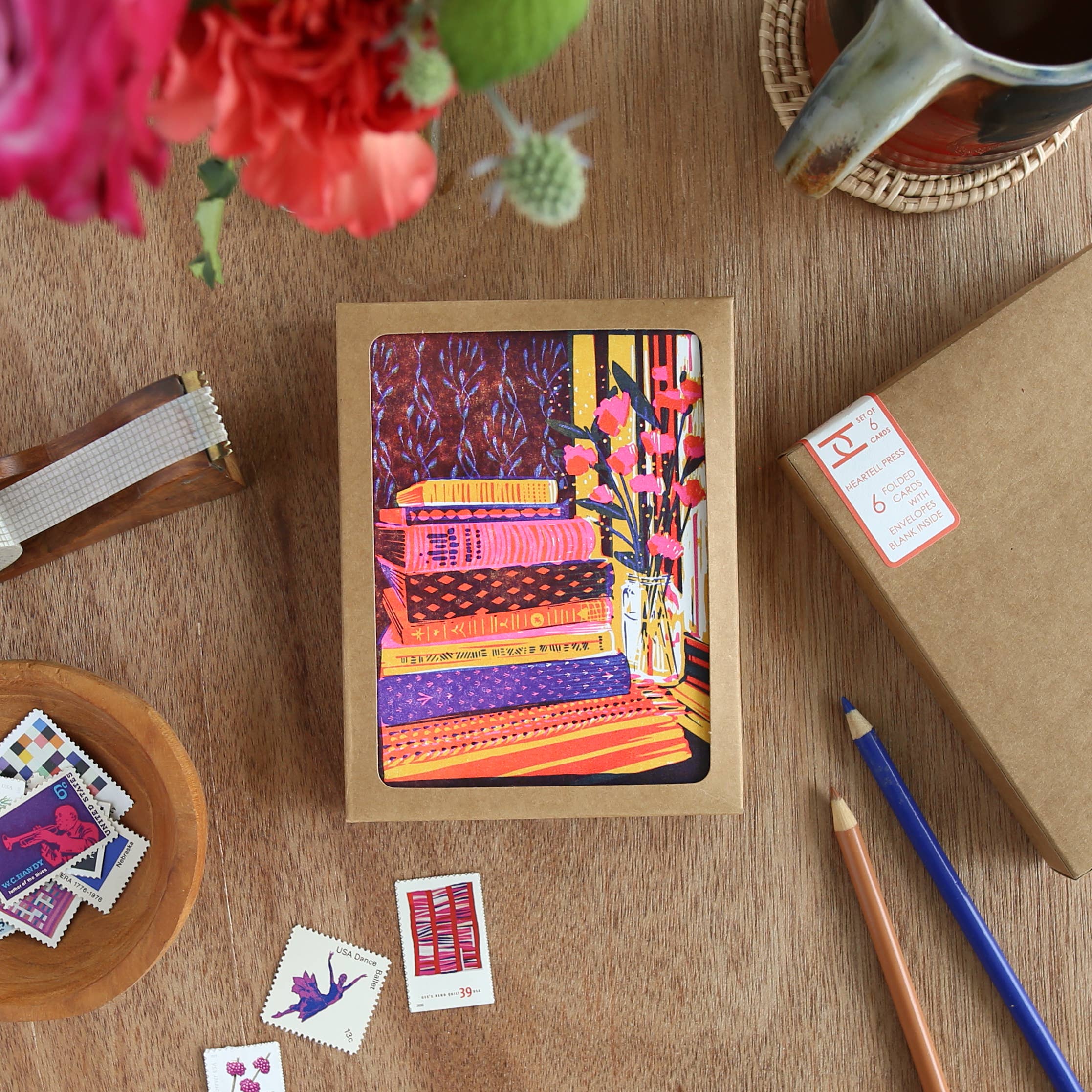 Still Life w/ Books & Flowers Card Box Set - Image 3