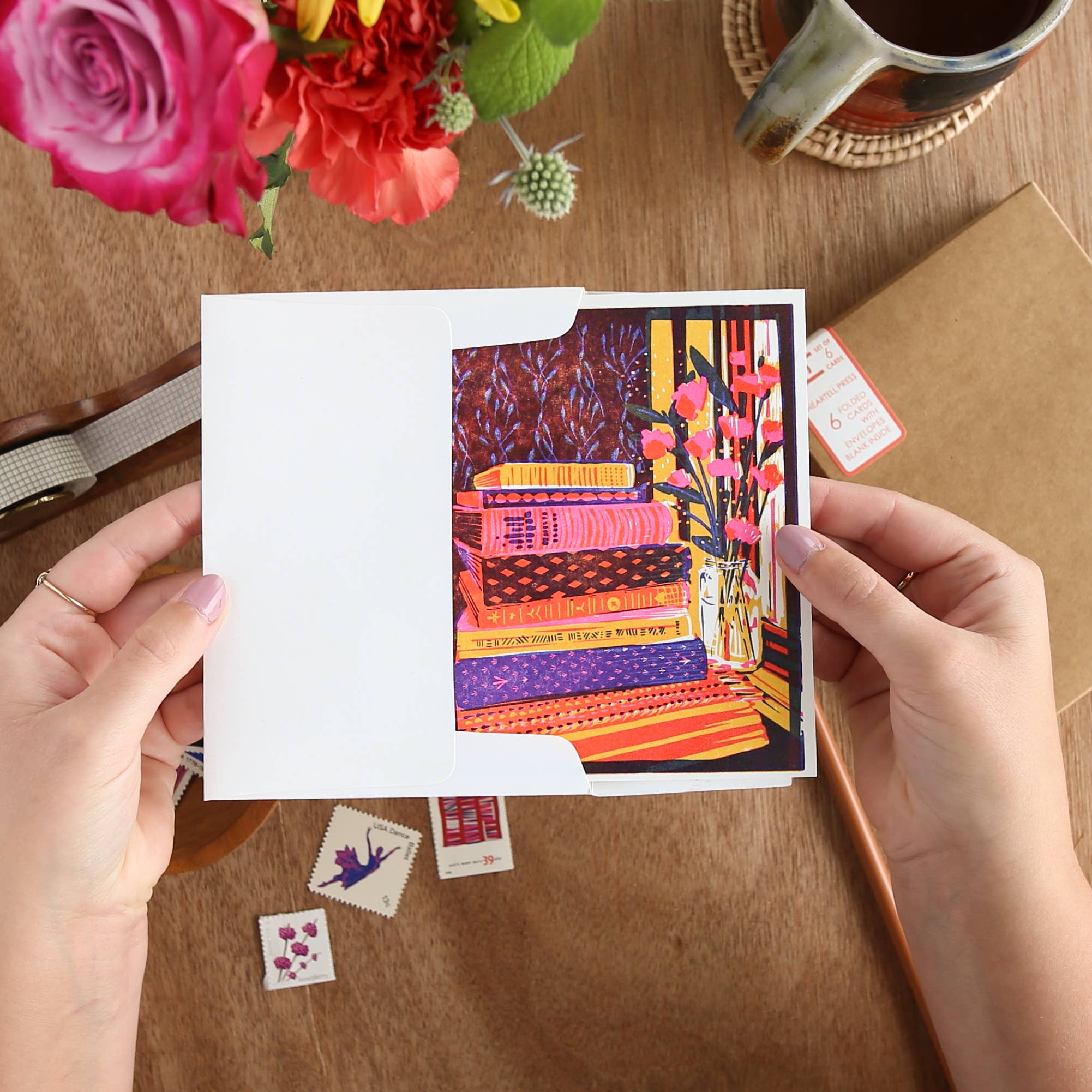 Still Life w/ Books & Flowers Card Box Set - Image 4