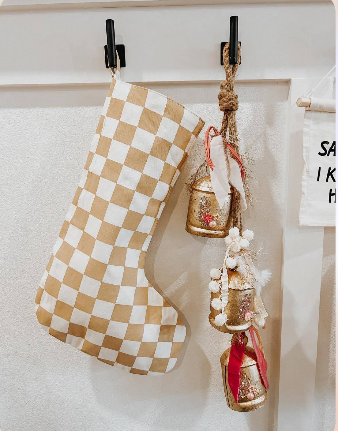 Neutral Christmas Stockings - Image 5