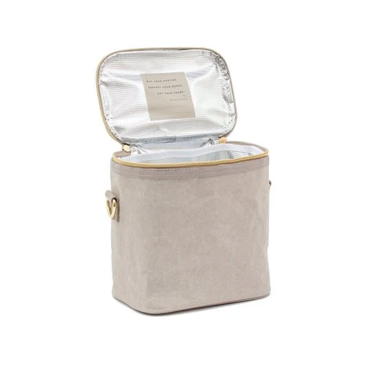 Stone Grey Paper Petite Lunch Poche - Image 3