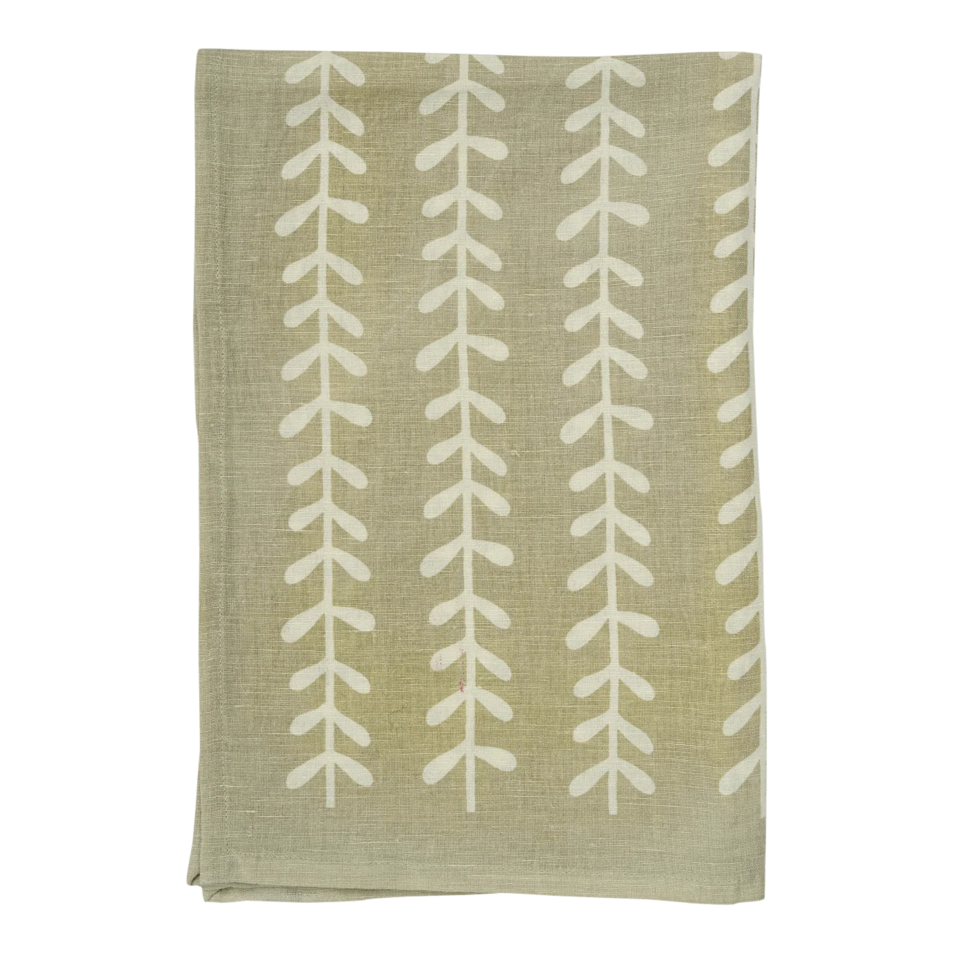 Stone Leaf Linen Cotton Tea Towel