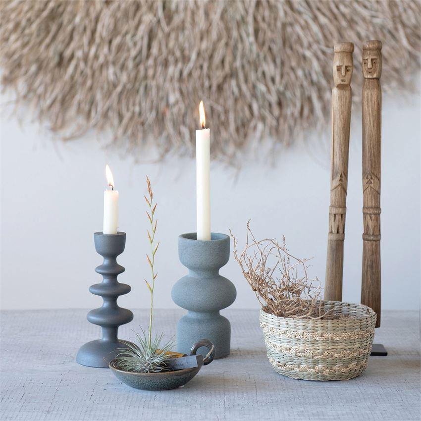Stoneware Candlestick Holder - Image 2