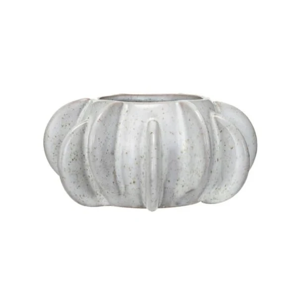 Curved Plates Stoneware Planter - Image 5