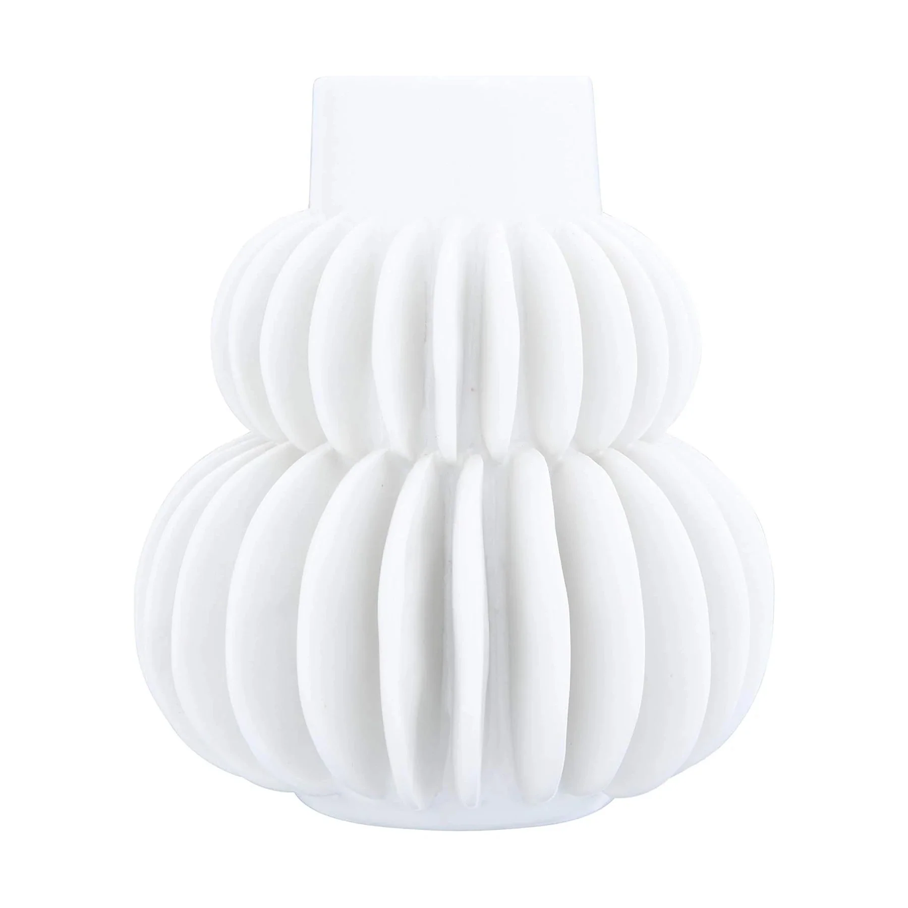 Stoneware Pleated Vases - Image 4