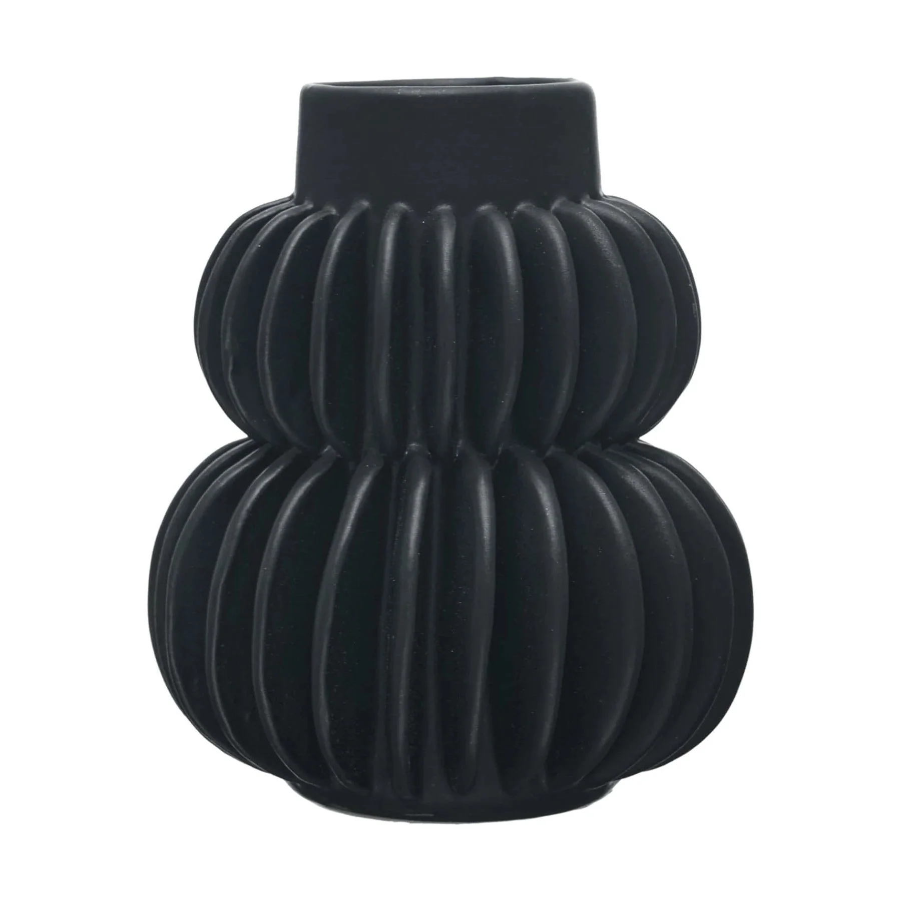 Stoneware Pleated Vases - Image 5