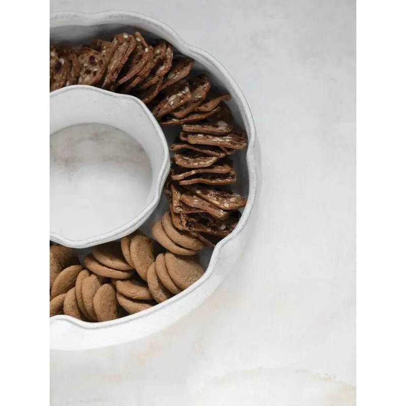 Stoneware Ring Shaped Serving Dish - Image 2