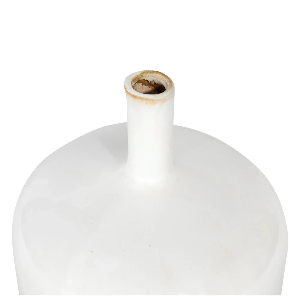 Slim Neck Glazed Stoneware Vase - Image 2