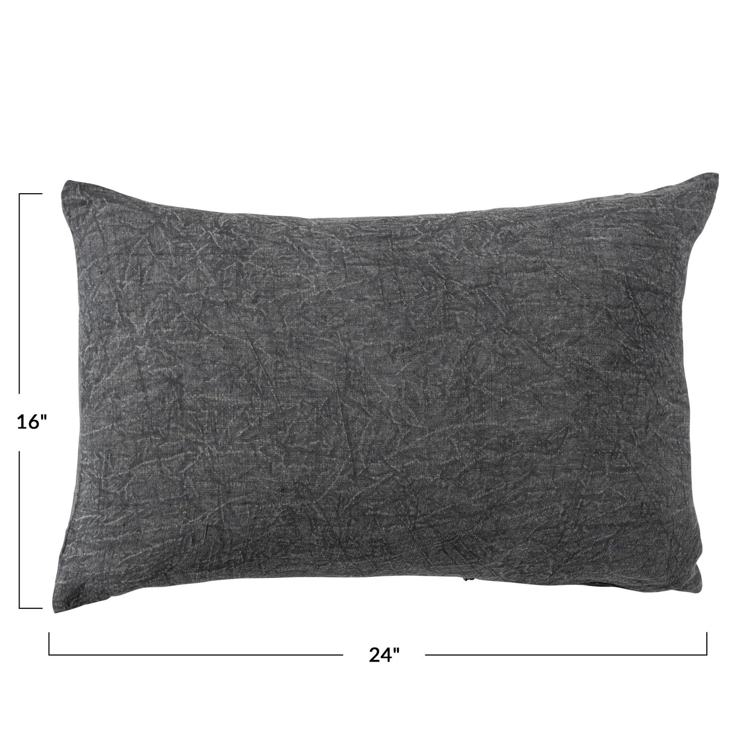 Stonewashed Linen Lumbar Pillows - Image 2